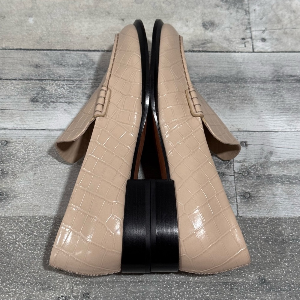 VINCE Naomi Women’s Loafer - Birch Sand Croc Emb - Size - 7 .US - Picture 4 of 9